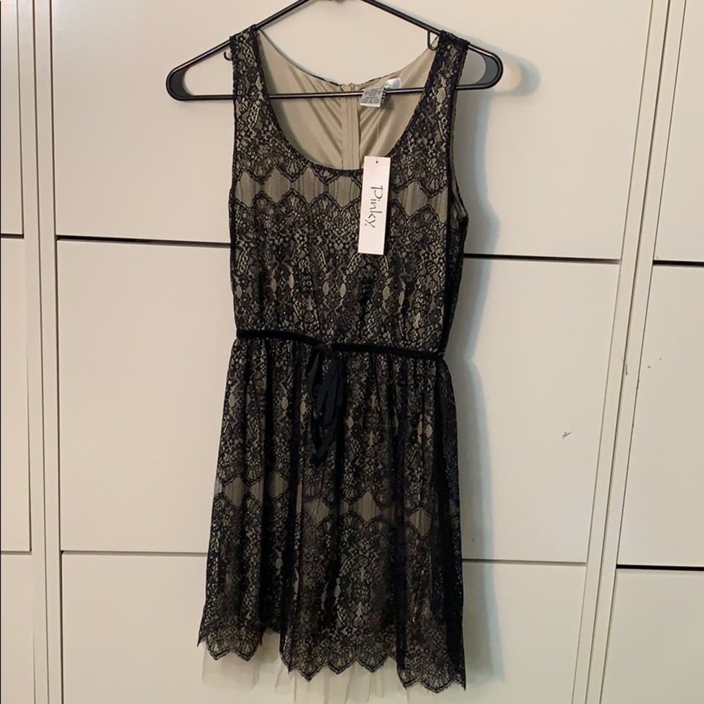 Pinky Lace Dress